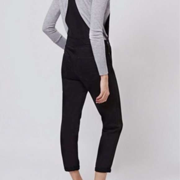 Topshop Denim - Topshop Crop Overalls